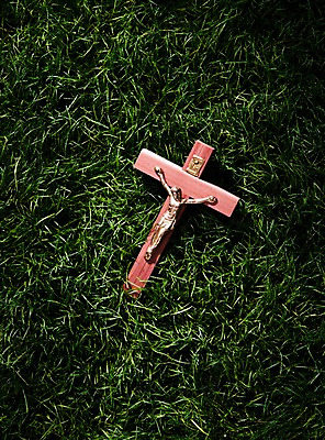 포토 JPG 스튜디오촬영 종교 십자가 종교용품 실내 잔디 초원 사람없음 천주교 풀 오브젝트 천주교용품 국내포토 식물 내부 파일형식