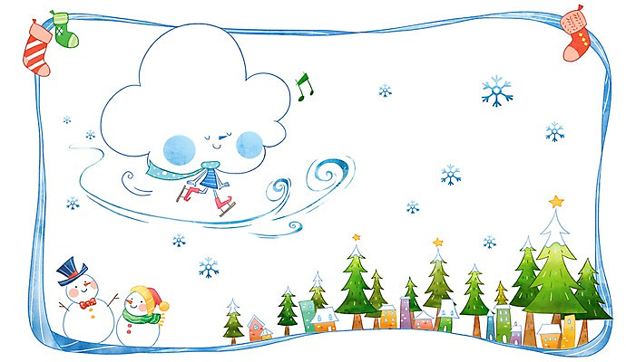 PSD 나무 구름 백그라운드 겨울 일러스트 눈사람 바람 날씨 주택 사람없음 크리스마스트리 스케이트 눈 소나무 눈송이 눈보라 국내일러스트 자연요소 식물 계절 스포츠용품 크리스마스 눈_날씨 건물 파일형식