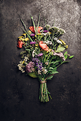 포토 JPG 해외이미지 꽃다발 검은배경 실내 사람없음 하이앵글 들꽃 노끈 해외202004 해외포토 꽃 줄 뷰포인트 백그라운드 내부 검은색 파일형식