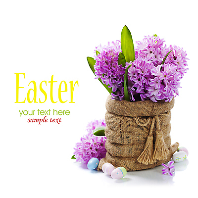 포토 JPG 해외이미지 잎 부활절 실내 타이포그라피 사람없음 끈 흰배경 원예 부활절계란 자루 히아신스 카피스페이스 해외202004 해외포토 식물 문자 기념일 꽃 백그라운드 취미 내부 계란 공백 흰색 파일형식