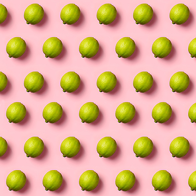 포토 JPG 해외이미지 패턴 실내 사람없음 하이앵글 일렬 라임 분홍색배경 해외202004 해외포토 뷰포인트 분홍색 백그라운드 무늬 과일 내부 파일형식