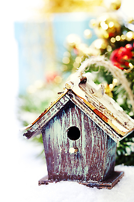 포토 JPG 해외이미지 크리스마스장식 크리스마스 사람없음 아웃포커스 선물상자 크리스마스트리 눈 보케 새장 오너먼트 해외202004 해외포토 자연요소 기념일 날씨 촬영기법 선물 상자 케이지 파일형식