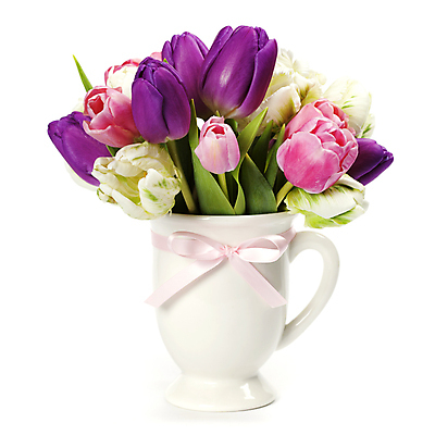 포토 JPG 해외이미지 리본 꽃다발 실내 사람없음 꽃병 튤립 흰배경 카피스페이스 해외202004 해외포토 꽃 백그라운드 내부 공백 흰색 파일형식