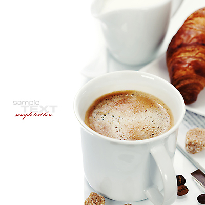 포토 JPG 해외이미지 스튜디오촬영 커피 실내 근접촬영 사람없음 원두 크루아상 프림 해외202004 해외포토 음료 빵 뷰포인트 내부 파일형식