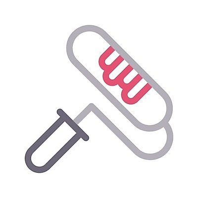 EPS 해외이미지 직업 디자인 벽 백그라운드 일러스트 표면 손잡이 미술 내부 장식 페인트 흰색 공구 붓 업무 수리 심볼 오브젝트 사인 롤 롤러 페인트붓 화가 업그레이드 해외202105 해외일러스트 컬러 문화예술 도구 작업 파일형식 벡터