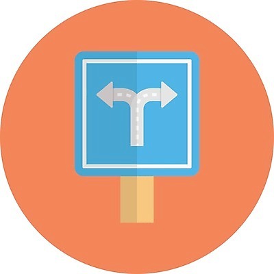 EPS 해외이미지 디자인 도로 여행 백그라운드 컨셉 일러스트 가이드 화살 거리 경고 공백 정보 표지판 플랫 선택 방향 왼쪽 심볼 오브젝트 사인 고립 방법 해외202105 해외일러스트 직업 길 교통시설 알림판 파일형식 벡터