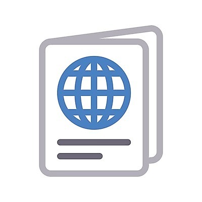 EPS 해외이미지 디자인 여행 일러스트 비즈니스 세계 글로벌 지구본 웹 티켓 플랫 심볼 오브젝트 사인 문서 보안 여권 신분 심플 통과 시민 고립 신분증 전국 이민 해외202105 해외일러스트 이동 인터넷 안전 국민 증명서 파일형식 벡터