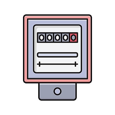 EPS 해외이미지 디자인 일러스트 픽토그램 힘 장비 에너지 공구 기술자 심볼 측정 싱글 철사 볼트 계량기 전압 타격 현재 해외202105 해외일러스트 직업 컨셉 모션 도구 파일형식 벡터