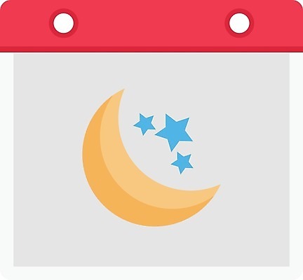 EPS 해외이미지 전통 종교 문화 일러스트 휴가 축제 달력 달 인사 시간 일주일 시간표 초승달 이슬람교 신성 월 단식 라마단 아랍어 해외202105 해외일러스트 자연요소 예절 날짜 계획 파일형식 벡터