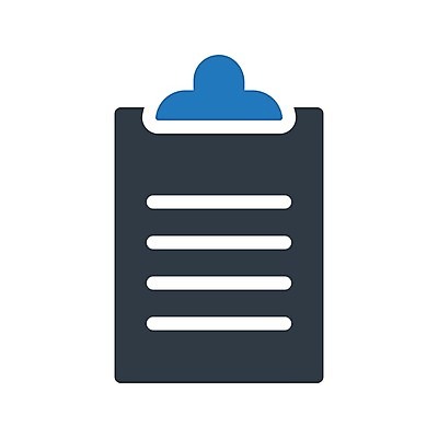 EPS 해외이미지 디자인 종이 일러스트 비즈니스 사무실 쪽지 공책 플랫 선택 수집 심볼 체크표시 사인 보고서 싱글 서식 문서 시트 서류판 설문지 체크리스트 프로젝트 목차 해외202105 해외일러스트 컨셉 문구용품 사무용품 확인 파일형식 벡터