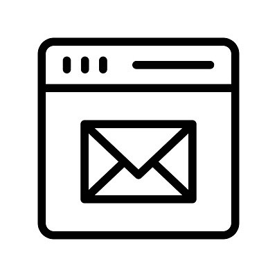 EPS 해외이미지 디자인 인터넷 일러스트 비즈니스 통신 봉투 새로움 웹 정보 오픈 메시지 이메일 편지 고객 윤곽 페이지 온라인 주소 고립 스팸 인터페이스 편지쓰기 해외202105 해외일러스트 컨셉 기록 파일형식 벡터