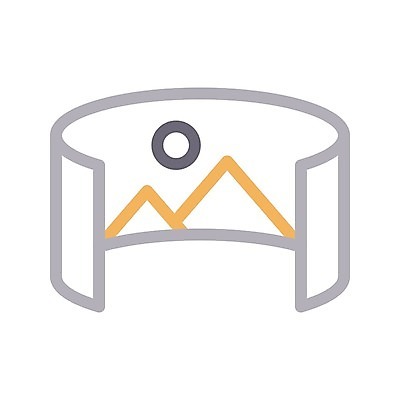 EPS 해외이미지 선 일러스트 자연 기술 파노라마 그래픽 픽토그램 카메라 장비 게임 플랫 심볼 사인 그림 회전 동영상 인터페이스 가상 현실 해외202105 해외일러스트 놀이 촬영기법 전자제품 생태계 파일형식 벡터