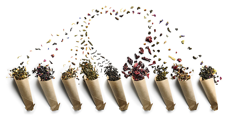 포토 JPG 해외이미지 프레임 건조 종류 사람없음 세트 하트 허브 찻잎 해외포토 모양 식물 차_음료 파일형식