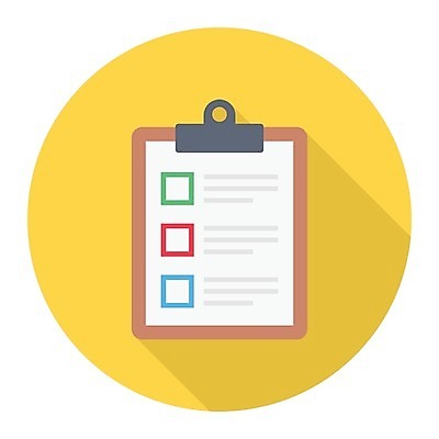 EPS 해외이미지 교육 종이 과학 컨셉 일러스트 비즈니스 학교 사무실 펜 쪽지 시험 선택 질문 고객 계약 체크표시 서식 문서 서류판 설문지 체크리스트 목차 해외202105 해외일러스트 필기구 사무용품 확인 파일형식 벡터