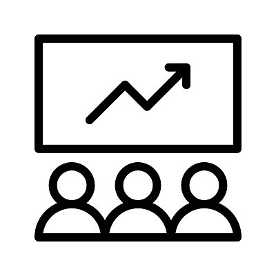 EPS 해외이미지 일러스트 비즈니스 교실 회의 그래프 서기 사람 강사 교사 방 성장 발표 그룹 강의 심볼 사인 경영 세미나 얇은 지휘대 해외202105 해외일러스트 직업 교육 학교 모션 파일형식 벡터