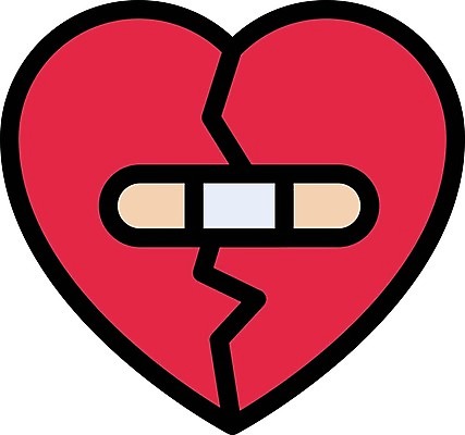 EPS 해외이미지 라이프스타일 커플 감정 일러스트 관계 결혼식 추상 건강 사랑 빨간색 디지털 하트 균열 심볼 사인 온라인 종료 깨짐 단절 이혼 유대감 해외202105 해외일러스트 모양 컬러 결혼 컨셉 무늬 모션 생활 파일형식 벡터