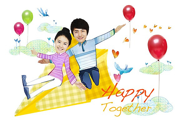 PSD 구름 편집 편집이미지 커플 여자 남자 조류 포토일러 합성일러스트 웃음 사람 두명 알림 종이비행기 편집일러스트 인물미니어처 풍선 광고편집 SD캐릭터 이미지편집 자연요소 동물 캐릭터 관계 표정 미니어처 종이접기 파일형식