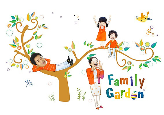 PSD 나무 편집 편집이미지 여자 남자 딸 행복 아들 어린이 가족 조류 포토일러 엄마 합성일러스트 미소 웃음 사람 소녀 소년 부모 화목 자녀 아빠 알림 편집일러스트 인물미니어처 화합 광고편집 SD캐릭터 이미지편집 식물 동물 캐릭터 감정 컨셉 관계 표정 미니어처 파일형식