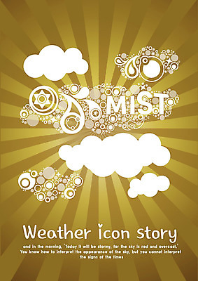 EPS 구름 템플릿 문자 문양 영어 백그라운드 무늬 패턴 카드템플릿 라인일러스트 날씨 사람없음 단어 갈색 물방울무늬 안개 물방울 원형 스토리 이미지템플릿 카드프레임 자연요소 도형 컬러 일러스트 카드_감사 프레임 파일형식 벡터