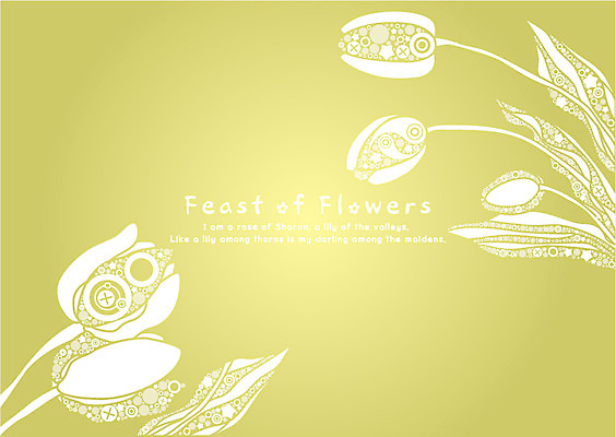 EPS 식물 템플릿 문자 문양 영어 꽃 백그라운드 무늬 꽃무늬 패턴 카드템플릿 사람없음 연두색 단어 파티 축제 잔치 이미지템플릿 카드프레임 카드_감사 프레임 이벤트 초록색 파일형식 벡터