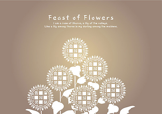 EPS 식물 템플릿 문자 문양 영어 꽃 백그라운드 무늬 꽃무늬 패턴 카드템플릿 사람없음 단어 갈색 파티 축제 잔치 이미지템플릿 카드프레임 컬러 카드_감사 프레임 이벤트 파일형식 벡터