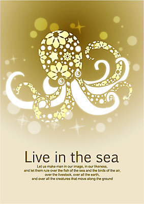 EPS 동물 템플릿 문자 한마리 문양 영어 바다 백그라운드 무늬 패턴 카드템플릿 생명 연체동물 어류 사람없음 라이프 단어 노란색 물방울무늬 수영 바다동물 수중동물 원형 문어 이미지템플릿 카드프레임 도형 1 컬러 카드_감사 무척추동물 프레임 생활 수상스포츠 파일형식 벡터