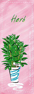 EPS 식물 템플릿 문자 문양 배너 영어 배너템플릿 꽃 세로배너 화분 점선 분홍색 백그라운드 무늬 사람없음 단어 물방울무늬 허브 월계수 이미지템플릿 선 컬러 세로 파일형식 벡터