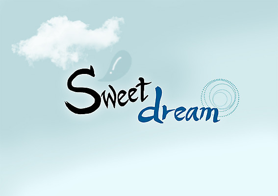 PSD 구름 문자 손글씨 영어 문장 백그라운드 일러스트 캘리그라피 하늘 타이포그라피 글자캘리그라피 사람없음 단어 물방울무늬 희망 꿈 국내일러스트 자연요소 감정 무늬 파일형식