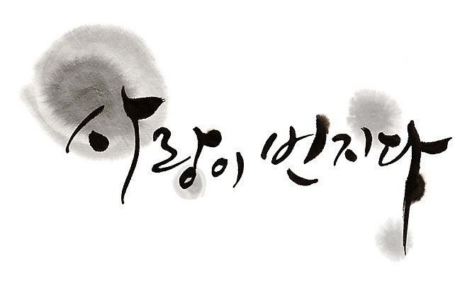 PSD 문자 손글씨 문장 백그라운드 일러스트 캘리그라피 사랑 타이포그라피 글자캘리그라피 한글 사람없음 단어 물방울무늬 번짐 국내일러스트 감정 무늬 파일형식 효과