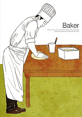 PSD 직업 남자 일러스트 탁자 한명 사람 성인 제과 반죽 밀가루 제빵 계량컵 제빵사 남자만 남자한명만 성인남자만 성인만 국내일러스트 1 가구 컵 제과제빵 가루 계량 파일형식