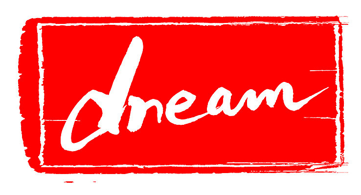 EPS 문자 손글씨 영어 문장 컬러 백그라운드 일러스트 캘리그라피 프레임 틀 타이포그라피 글자캘리그라피 사람없음 빨간색 단어 도장 희망 꿈 잠 장래희망 몽 국내일러스트 감정 파일형식 벡터