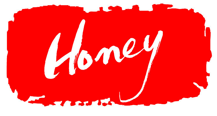 EPS 문자 손글씨 영어 문장 컬러 백그라운드 일러스트 캘리그라피 프레임 틀 타이포그라피 글자캘리그라피 사람없음 빨간색 단어 도장 꿀 당신 벌꿀 국내일러스트 파일형식 벡터