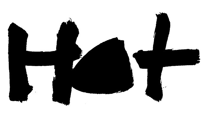 EPS 문자 손글씨 영어 백그라운드 일러스트 캘리그라피 따뜻함 타이포그라피 글자캘리그라피 사람없음 단어 뜨거움 열 더위 온도 HOT 국내일러스트 날씨 파일형식 벡터