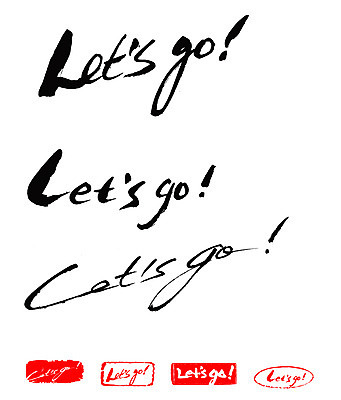 EPS 문자 손글씨 영어 문장 백그라운드 일러스트 캘리그라피 프레임 틀 타이포그라피 글자캘리그라피 사람없음 단어 세트 도장 느낌표 시작 출발 go 떠남 국내일러스트 기호 컨셉 모션 파일형식 벡터