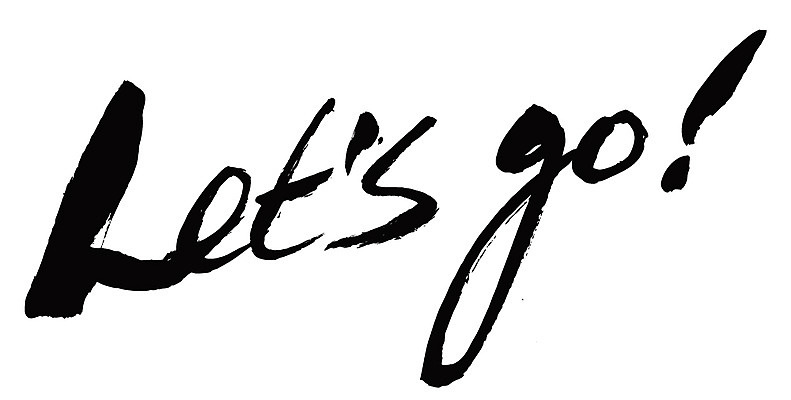 EPS 문자 손글씨 영어 백그라운드 일러스트 캘리그라피 타이포그라피 글자캘리그라피 사람없음 단어 느낌표 시작 출발 go 떠남 국내일러스트 기호 컨셉 모션 파일형식 벡터