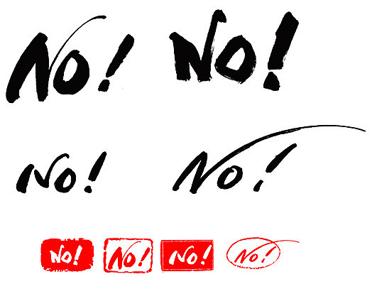 EPS 문자 손글씨 영어 문장 백그라운드 일러스트 캘리그라피 프레임 경고 틀 타이포그라피 글자캘리그라피 사람없음 단어 세트 도장 금지 선택 느낌표 거절 아니오 답변 부정 국내일러스트 기호 컨셉 파일형식 벡터