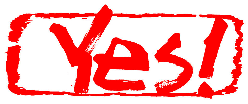 EPS 문자 손글씨 영어 문장 컬러 백그라운드 일러스트 캘리그라피 프레임 틀 타이포그라피 글자캘리그라피 사람없음 빨간색 단어 도장 느낌표 승낙 긍정 의견 답변 예스 국내일러스트 기호 컨셉 파일형식 벡터