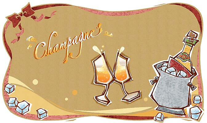 PSD 음료 선 음식 백그라운드 라인일러스트 일러스트 주류 사람없음 얼음 샴페인 샴페인잔 초크일러스트 얼음통 국내일러스트 자연요소 술잔 파일형식