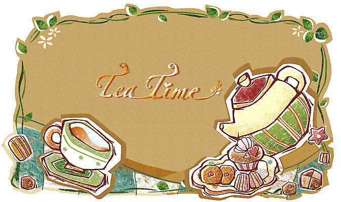 PSD 음료 선 음식 백그라운드 라인일러스트 일러스트 티타임 디저트 사람없음 과자 차 찻잔 찻주전자 초크일러스트 홍차 국내일러스트 주전자 휴식 잔 차_음료 파일형식