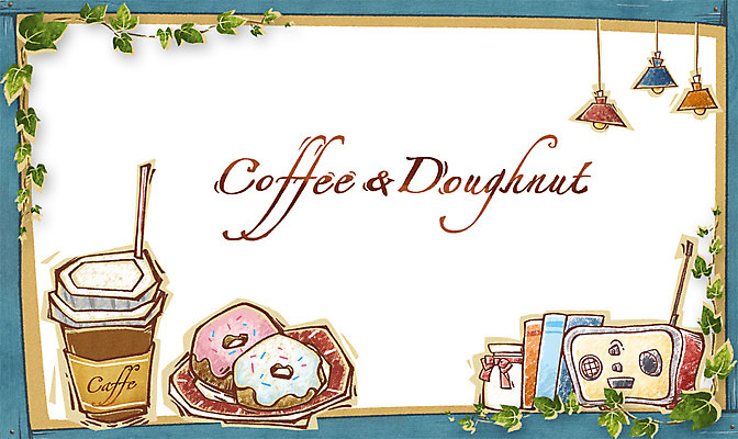 PSD 커피 음료 선 음식 빵 백그라운드 라인일러스트 일러스트 디저트 조명 사람없음 도넛 차 담쟁이덩굴 라디오 테이크아웃 초크일러스트 국내일러스트 전자제품 덩굴 파일형식