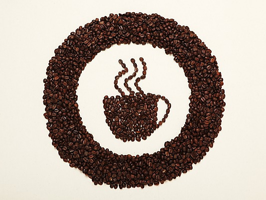 포토 JPG 스튜디오촬영 모양 커피 표시 실내 사람없음 장식 원두 커피잔 심볼 국내포토 음료 잔 내부 파일형식