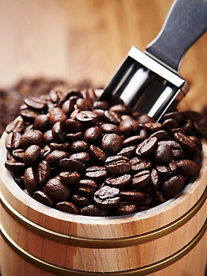 포토 JPG 열매 커피 실내 통 사람없음 원두 낟알 드럼통 스쿱 국내포토 식물 음료 내부 파일형식