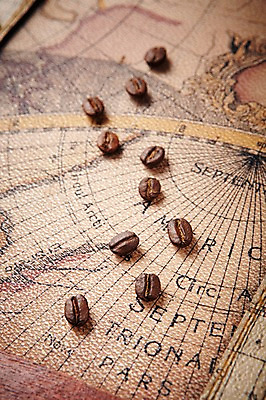 포토 JPG 스튜디오촬영 열매 커피 지도 실내 사람없음 원두 낟알 국내포토 식물 음료 내부 파일형식