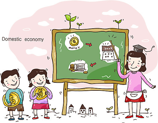 EPS 기호 여자 교육 딸 아들 어린이 돈 일러스트 가정 가족 표시 엄마 미소 웃음 사람 소녀 소년 성인 세명 30대 경제 새싹 달러 동전 칠판 저축 자녀 절약 강의 은행 가정경제 주부 금화 용돈 금융의날 국내일러스트 식물 문자 남자 컨셉 관계 표정 장년 금융 재산 황금 파일형식 벡터 법정기념일