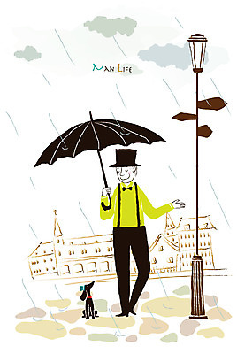 EPS 동물 구름 캐릭터 모자 한마리 라이프스타일 남자 맨라이프 가로등 일러스트 우산 날씨 한명 서기 사람 성인 취미 라이프 반려동물 산책 도시 비 개 강아지 남성라이프 비구름 남자만 남자한명만 성인남자만 성인만 국내일러스트 일러캐릭터 자연요소 1 잡화 공공시설 포유류 모션 휴식 생활 먹구름 파일형식 벡터 구름_자연