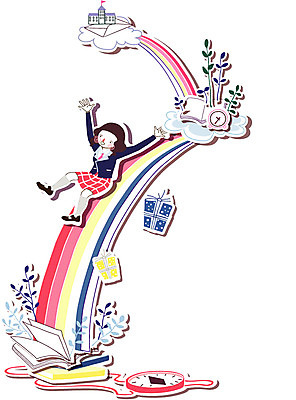 EPS 구름 학생 여학생 여자 교육 교복 무지개 일러스트 선물 한명 미소 웃음 사람 10대 책 선물상자 수능 목표 계획 미끄럼틀 나침반 입시 대학교 수험생 열정 합격통지서 여자만 여자한명만 십대만 십대여자만 십대여자한명만 국내일러스트 자연요소 1 옷 감정 컨셉 학교 청소년 고등학생 표정 학습 상자 시험 놀이기구 합격 파일형식 벡터