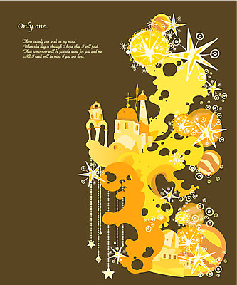 EPS 모양 구름 별 백그라운드 무늬 패턴 일러스트 사람없음 빛 반짝임 판타지 마을 절벽 화려 신비 국내일러스트 자연요소 컨셉 모션 상상 파일형식 벡터