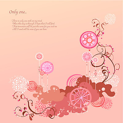 EPS 구름 꽃 분홍색 백그라운드 무늬 꽃무늬 패턴 일러스트 사람없음 판타지 원형 화려 덩굴 신비 국내일러스트 자연요소 도형 식물 컬러 컨셉 상상 파일형식 벡터