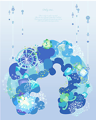 EPS 모양 구름 별 백그라운드 무늬 꽃무늬 패턴 일러스트 사람없음 빛 반짝임 판타지 눈송이 화려 신비 보석 다이아몬드 국내일러스트 자연요소 꽃 컨셉 모션 상상 눈_날씨 광석 파일형식 벡터