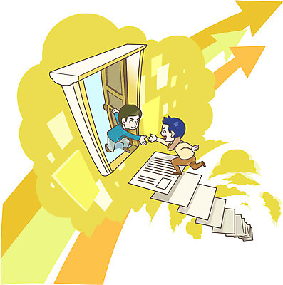 EPS 남자 50대 일러스트 회사 비즈니스 노동자 직장 미소 웃음 사람 빌딩 20대 성인 두명 손잡기 구직 사원 직장인 목표 사장 신입사원 면접 열정 이력서 자기소개서 남자만 성인남자만 성인만 국내일러스트 직업 감정 중년 컨셉 모션 표정 청년 건물 자기소개 파일형식 벡터